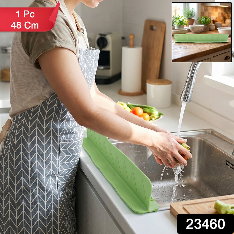 Flexible Silicone Kitchen Sink Splash Guard (48 Cm 1 Pc)