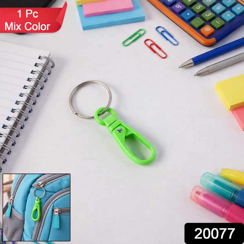 Super Strong Mini Plastic Carabiner Keychain (1 Pc Mix Color)
