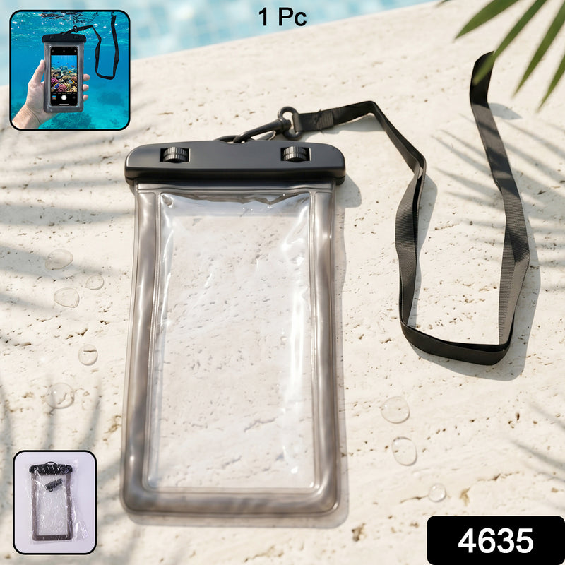 Waterproof Mobile Pouch Cover 1 Pc Universal Sealed Phone Case With Lanyard