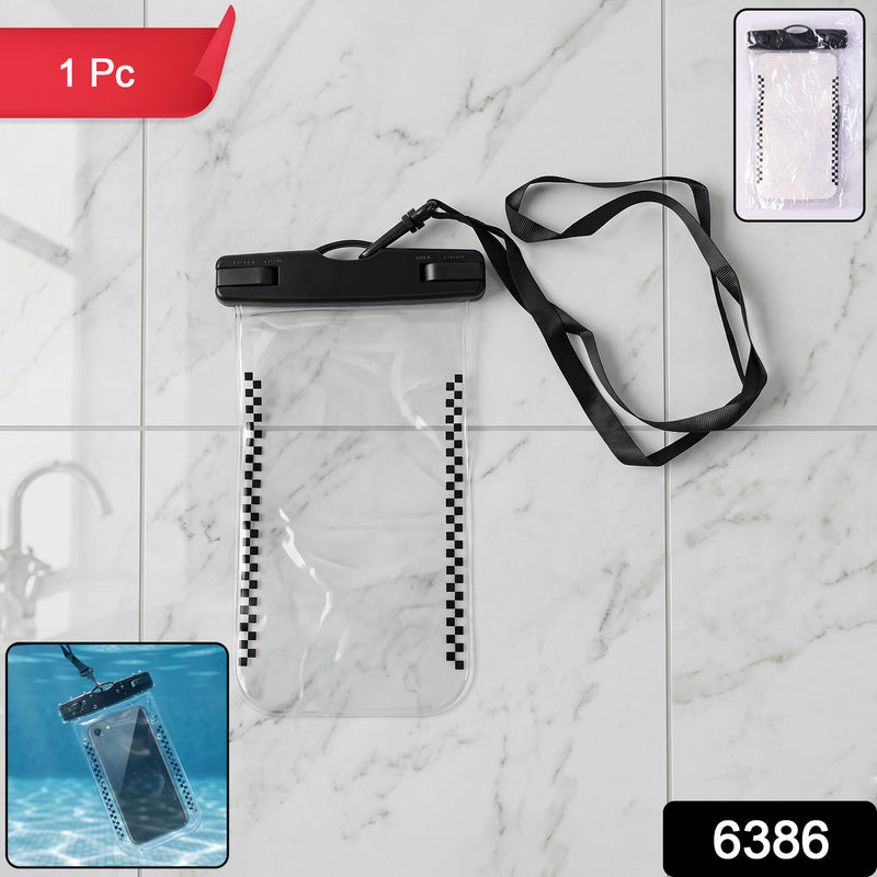 Waterproof Mobile Pouch Cover 1 Pc Universal Sealed Phone Case With Lanyard