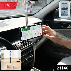 Adjustable Rearview Mirror Car Mobile Phone Holder (1 Pc)
