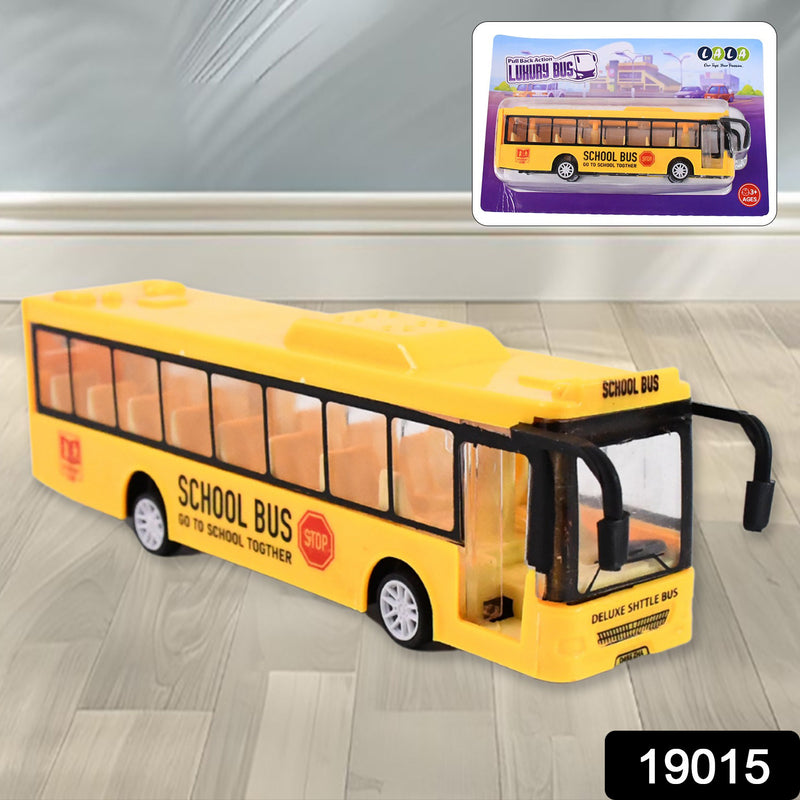 Inertia Bus Toys High Simulation Yellow Fine Details Mini Bus Model Car Toys Prizes For Gift Collections