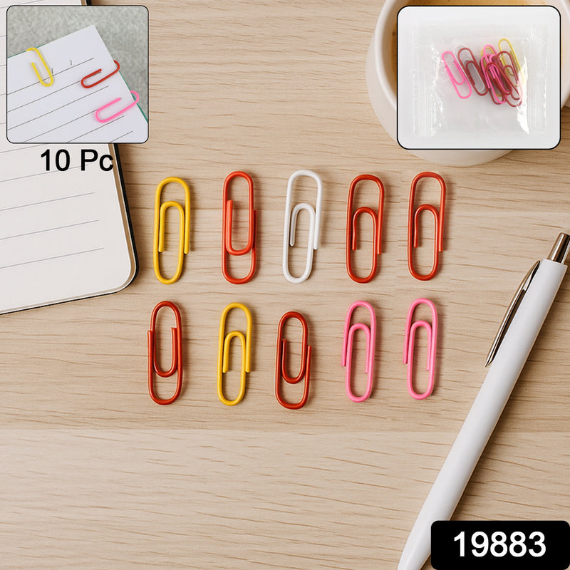 Vinyl-coated Paper Clips - (10 Pc Set)
