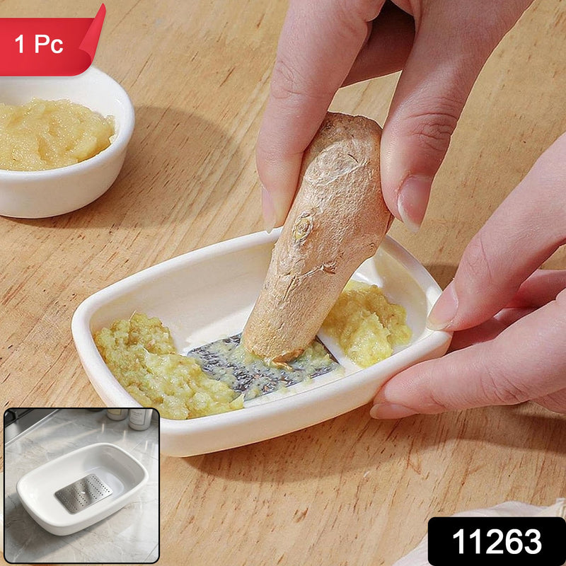 Garlic Ginger Grater Plate Quick Mess-free Food Prep Tool