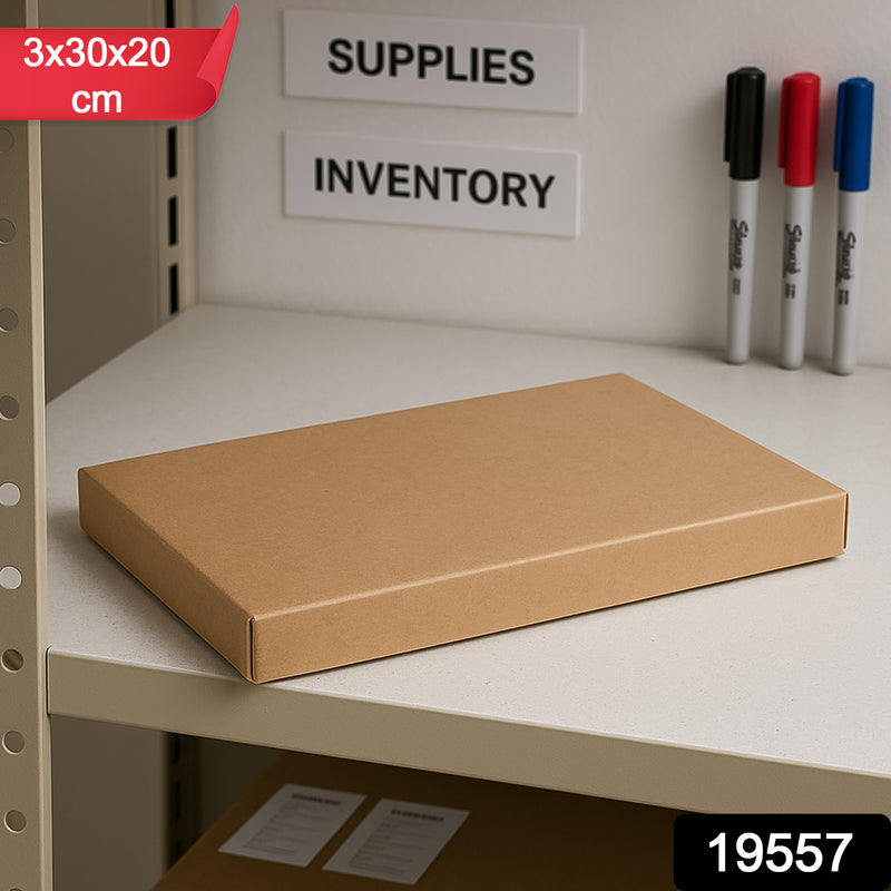Heavy-duty Brown Box For Product Packing (3x30x20 Cm  1 Pc)