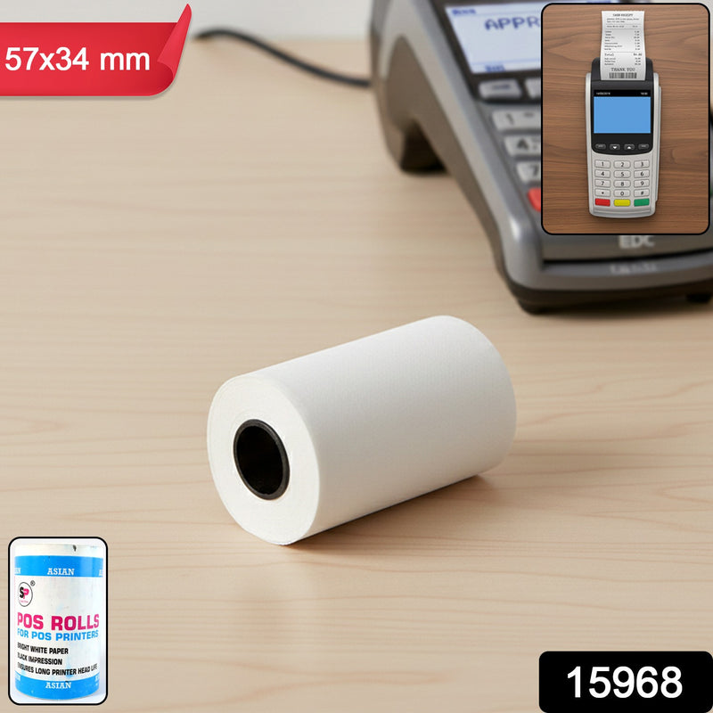 Thermal Label Roll For Barcode Printing (57 X 34 Cm)
