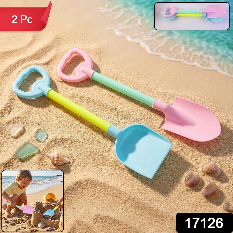 Kids Beach Sand Shovel Toy Set Plastic Digging Tools For Sand Play (2 Pc Set)