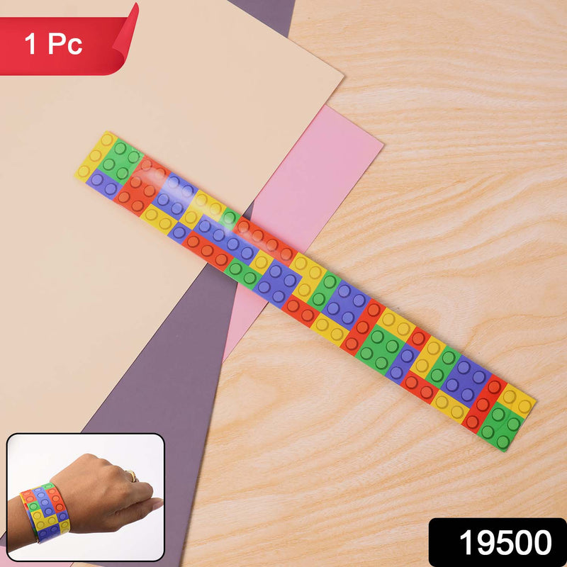 Colorful Snap Slap Bracelet Toy (1 Pc )